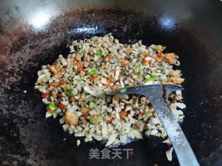 白豆角炒肉末的做法步骤：9