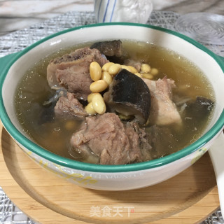 黄豆香菇煲排骨的做法步骤：9