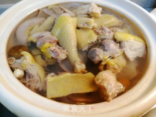 夏天清热祛湿，美容养颜～海底椰煲鸡汤的做法步骤：4
