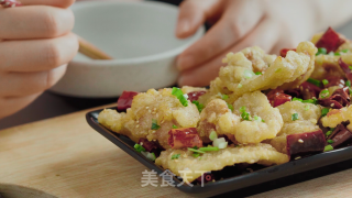臻鲜·香炸锅巴肉的做法步骤：14