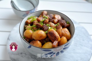 五花肉烧小土豆的做法步骤：8