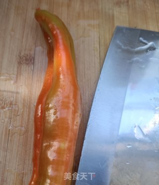 肉片炒黄瓜的做法步骤：3