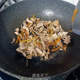 肉片炒黄瓜的做法步骤：10