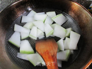 咸菜鹅胗炒冬瓜的做法步骤：2