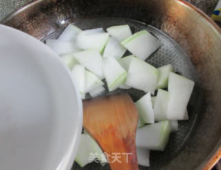 咸菜鹅胗炒冬瓜的做法步骤：3