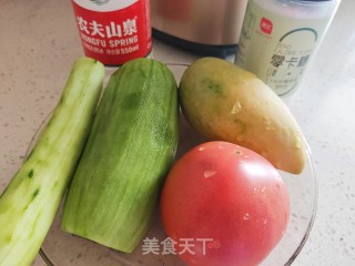 清凉蔬果汁的做法步骤：1