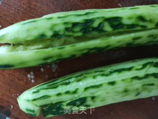 芝麻酱拌黄瓜的做法步骤：2