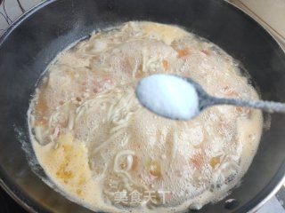 西红柿手擀面的做法步骤：10
