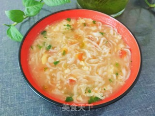 西红柿手擀面的做法步骤：15