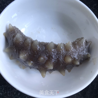 羊肚菌海参蒸蛋的做法步骤：3