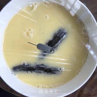 羊肚菌海参蒸蛋的做法步骤：6