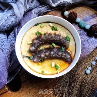 羊肚菌海参蒸蛋的做法步骤：9