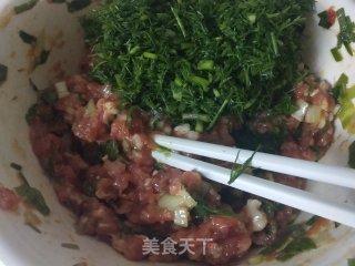 茴香馅锅贴的做法步骤：2