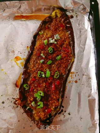 烤茄子的做法步骤：12