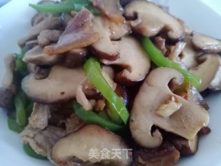 香菇炒肉的做法步骤：12
