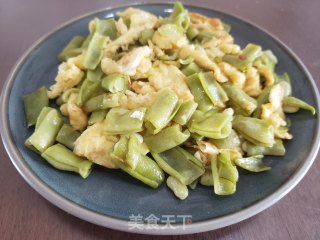 四季豆炒鸡蛋的做法步骤：5