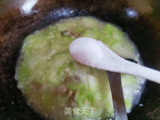 肉片丝瓜的做法步骤：5