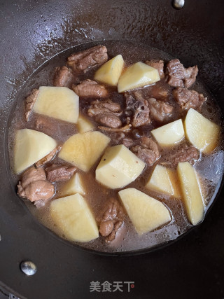 土豆豆角炖排骨的做法步骤：12
