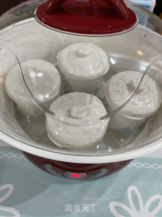 木瓜银耳炖牛奶的做法步骤：8
