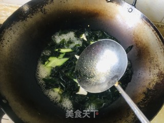 海菜青瓜豆腐汤的做法步骤：3