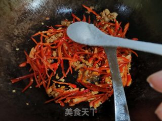 红辣椒炒肉丝的做法步骤：6