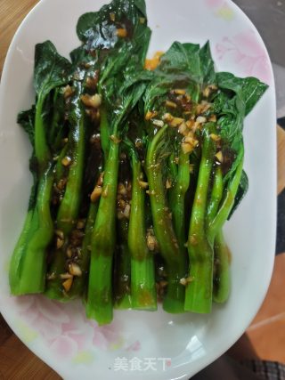 蒜蓉菜心的做法步骤：12