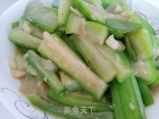 清炒丝瓜的做法步骤：8