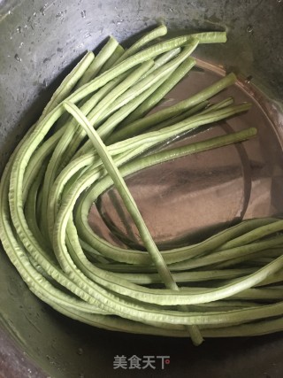 紫苏焖豆角的做法步骤：3