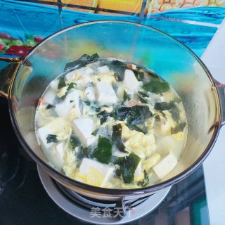 裙带菜豆腐汤的做法步骤：13