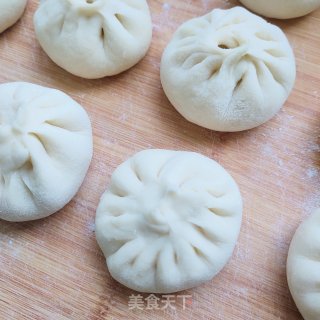 香葱肉蒸包的做法步骤：13