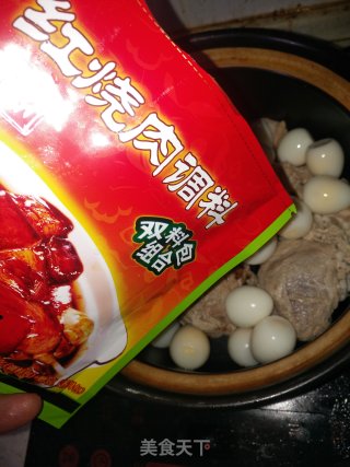 懒人版的砂锅红烧排骨的做法步骤：6
