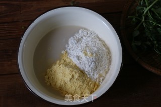 马齿苋玉米面窝窝头的做法步骤：5