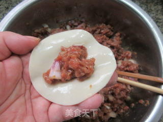 牛肉馅锅贴的做法步骤：10