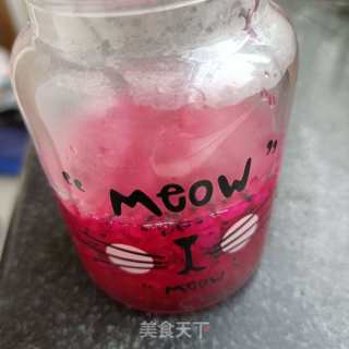 火龙果冻撞椰奶的做法步骤：10