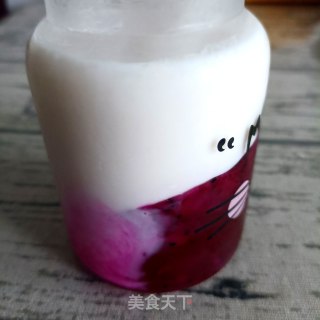 火龙果冻撞椰奶的做法步骤：14
