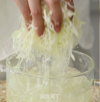 低卡什锦蔬菜厚蛋烧三明治的做法步骤：2