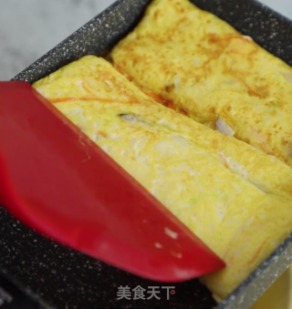 低卡什锦蔬菜厚蛋烧三明治的做法步骤：6