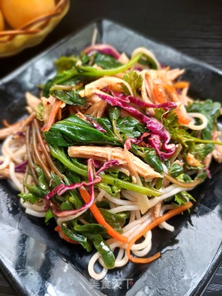 肉丝拌米粉的做法步骤：17