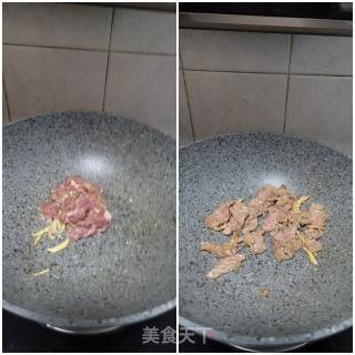 青瓜炒牛肉的做法步骤：7