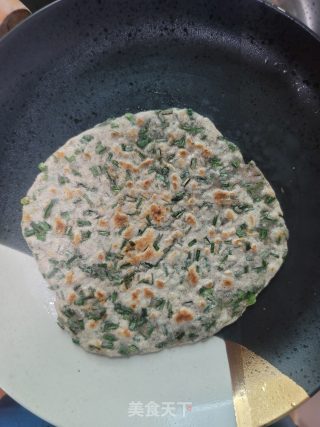 烙韭菜饼的做法步骤：13