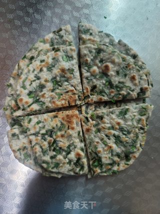 烙韭菜饼的做法步骤：14