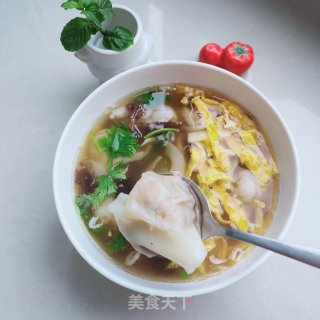 紫菜酸汤馄饨的做法步骤：10