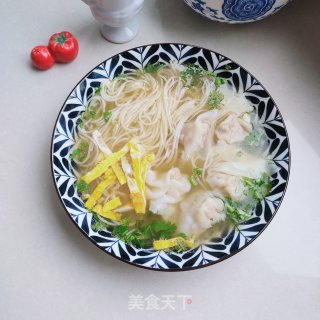 馄饨汤面的做法步骤：9