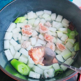 冬瓜肉丸汤的做法步骤：15