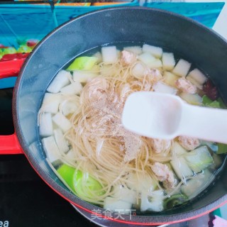 冬瓜肉丸汤的做法步骤：18