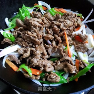 小炒黄牛肉的做法步骤：10