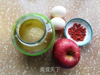 酒酿苹果鸡蛋汤的做法步骤：1