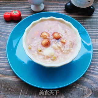 莲子百合绿豆粥的做法步骤：6