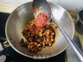 鸡肉蘑菇面的做法步骤：8
