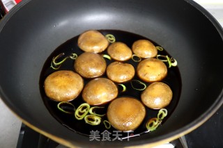 香菇油菜的做法步骤：5